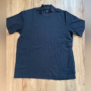 Lands End black turtle neck t shirt